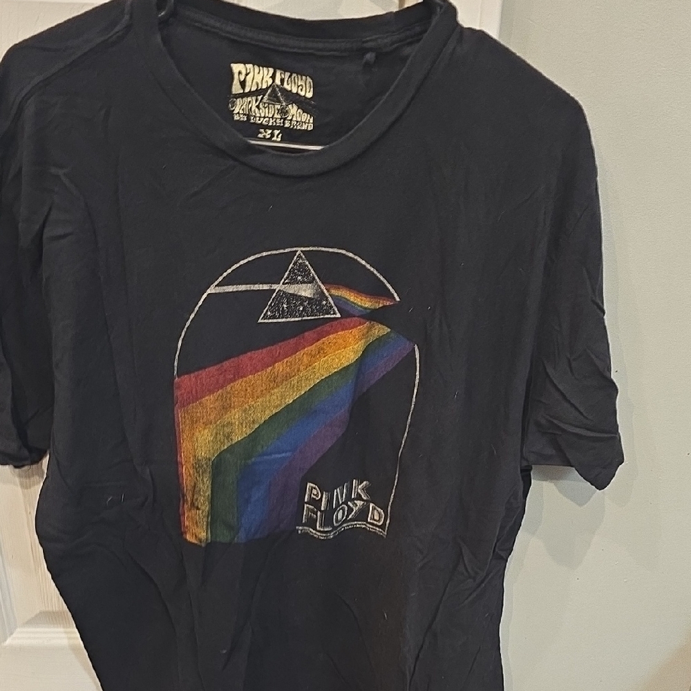 Lucky Brand Black Pink Floyd Graphic Tee